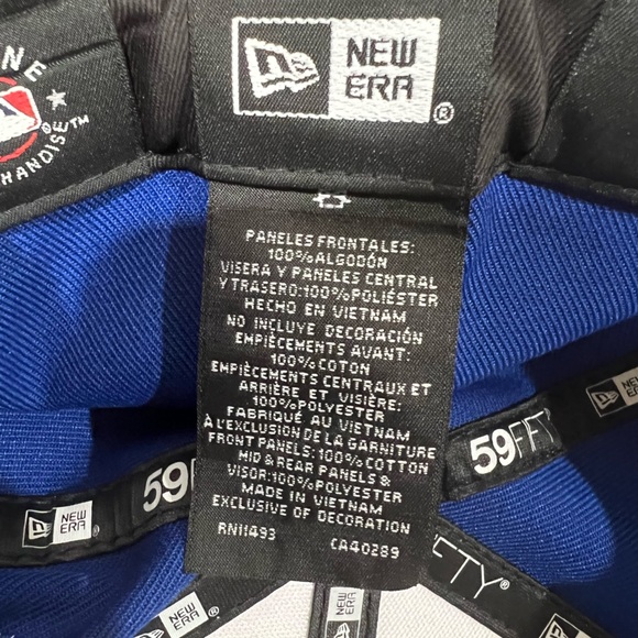 New Era, 59Fifty Fitted Hat, New York Mets, All Star Game, White, Blue & Orange - Picture 5 of 10